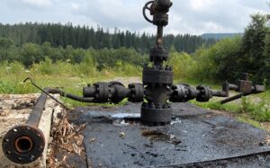 An abandoned well for oil production